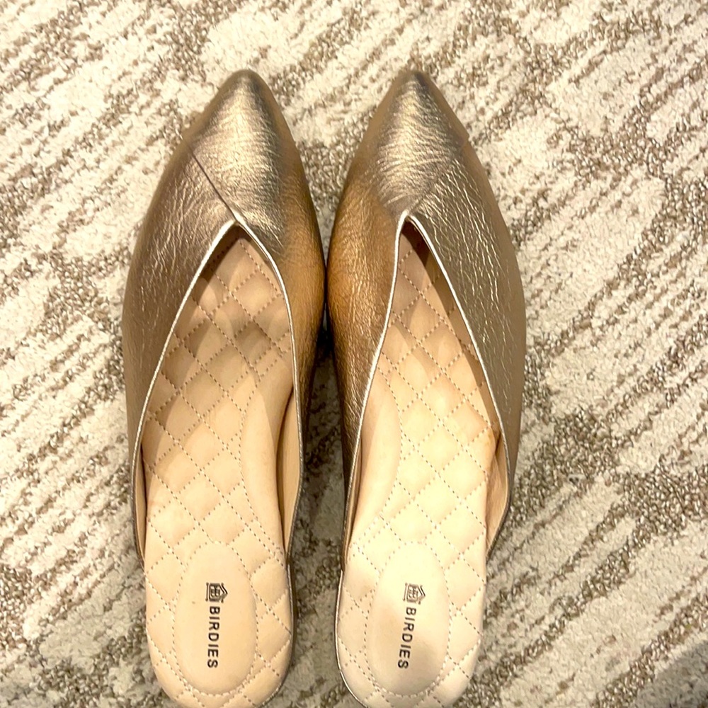 Birdies The Swan
A sleek and feminine pointed toe slide.